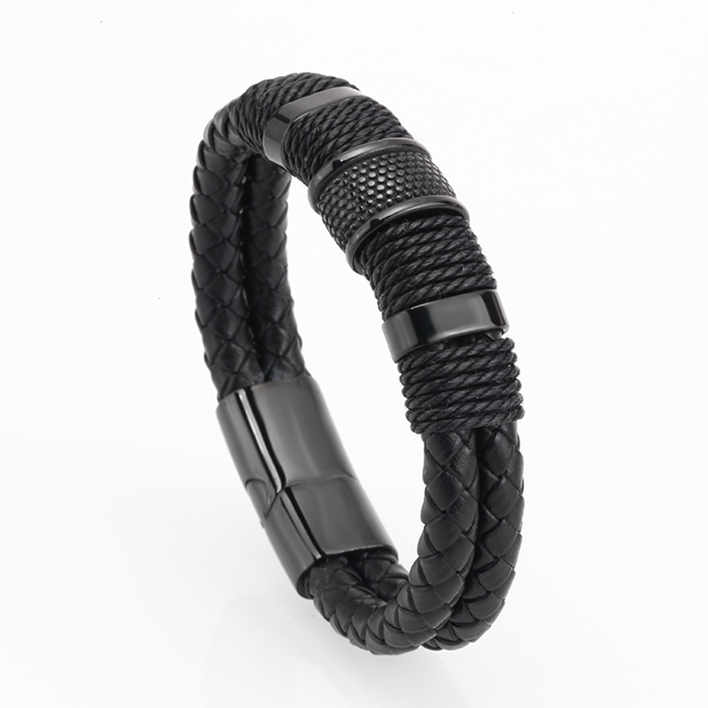 Breath of Centuries Leather Bracelet