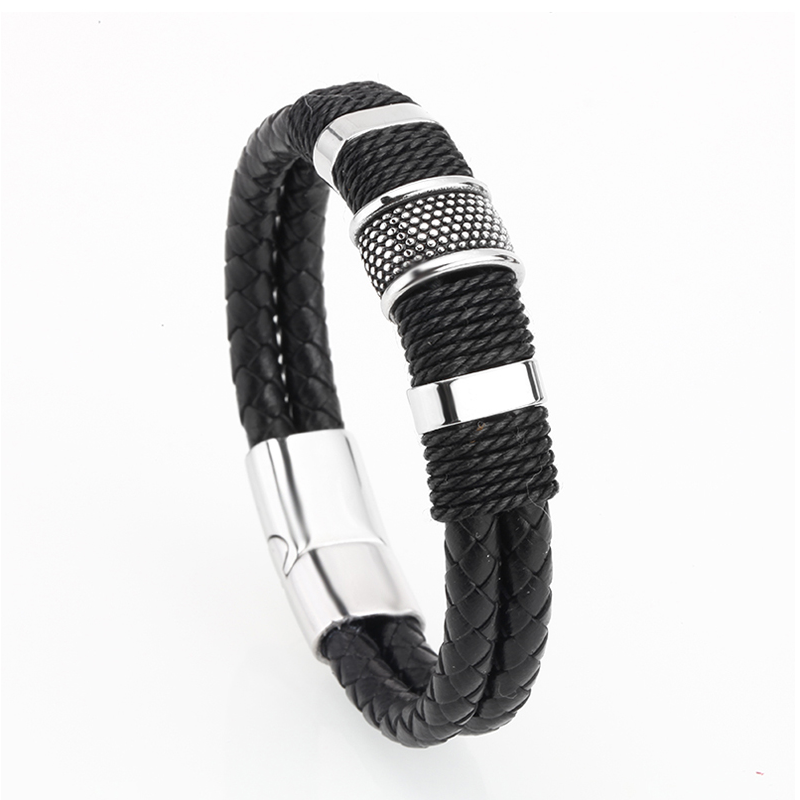Breath of Centuries Leather Bracelet