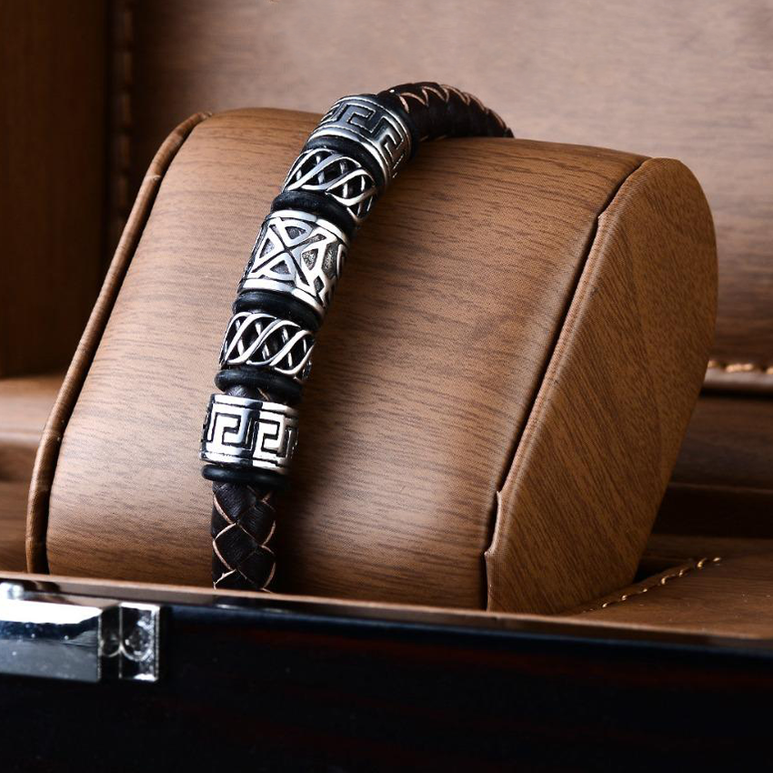 Ancient Glory Leather Bracelet