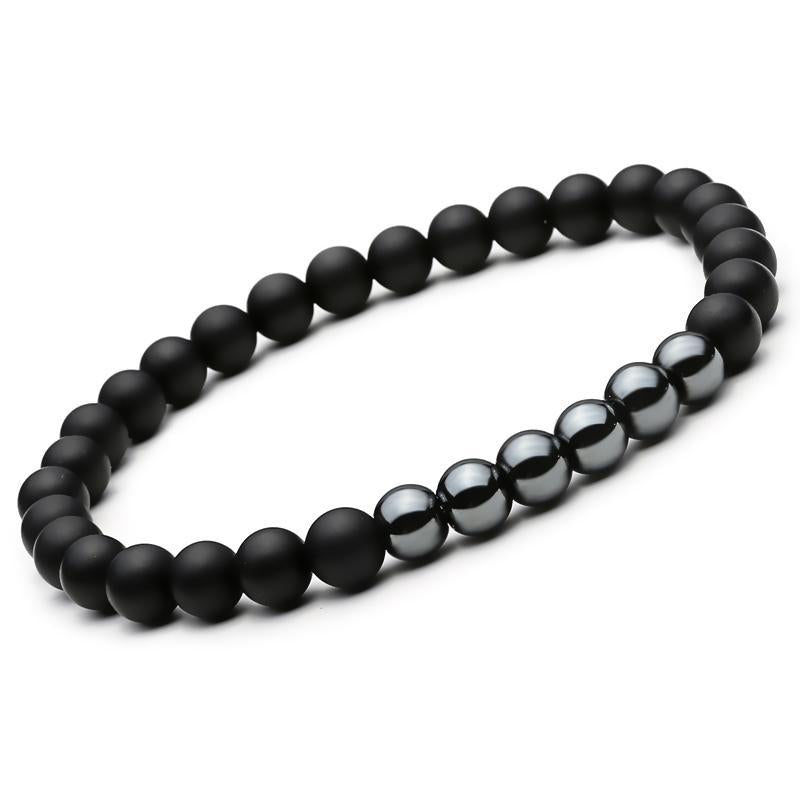Black Agate Inner Peace Bracelet