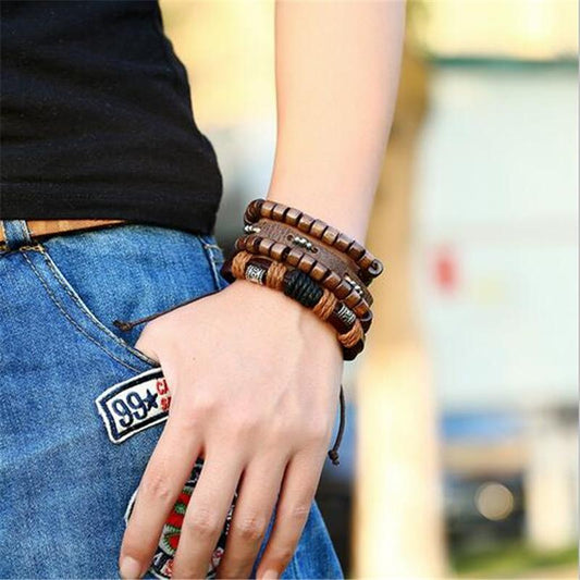 Freedom Boho Hippie Multi-layer Bracelet Set (4pcs)