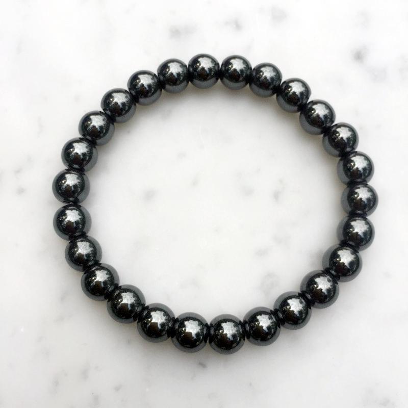Super Warrio Hematite Bracelet Set 2pcs