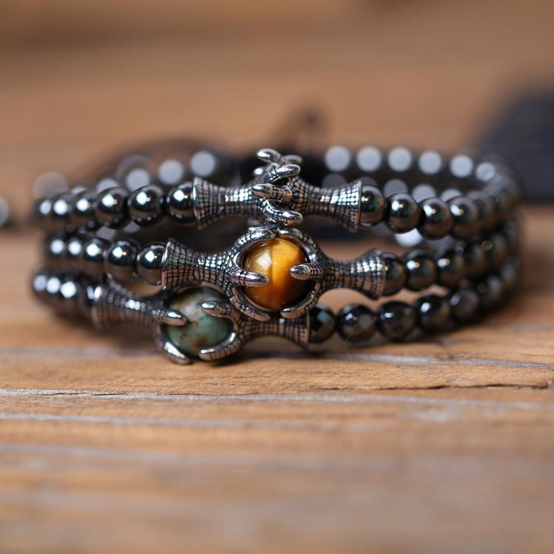 Dragon Ball Hematite Bracelet