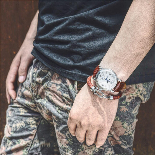 Eternal Bond Leather Bracelet