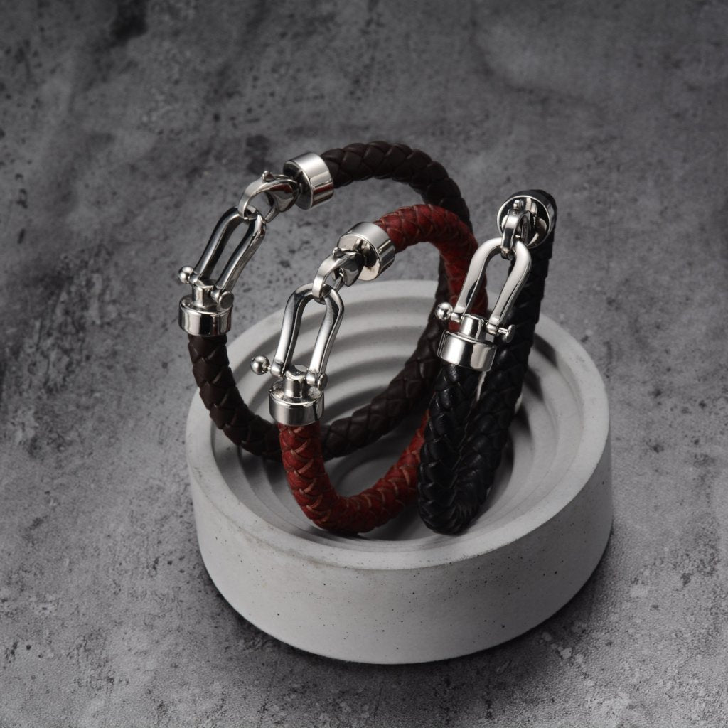 Eternal Bond Leather Bracelet