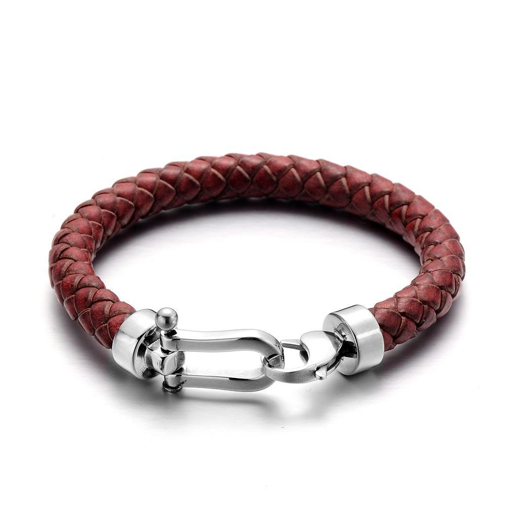 Eternal Bond Leather Bracelet