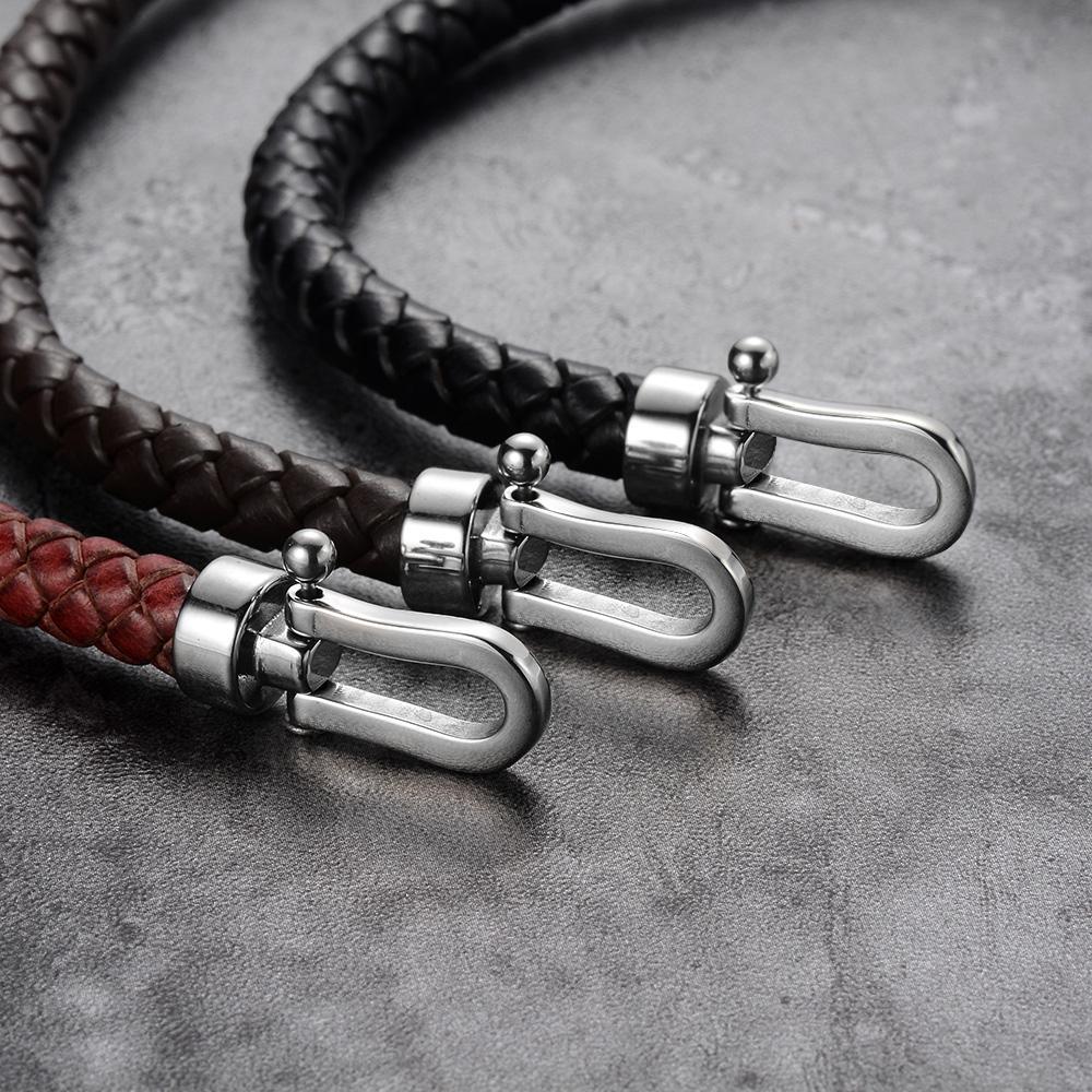 Eternal Bond Leather Bracelet