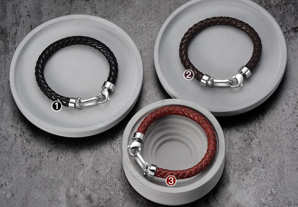 Eternal Bond Leather Bracelet