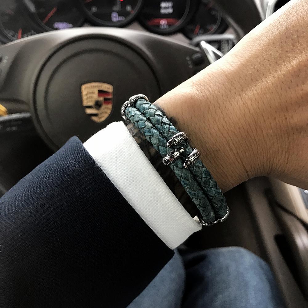 Dragon's Claw Leather Bracelet