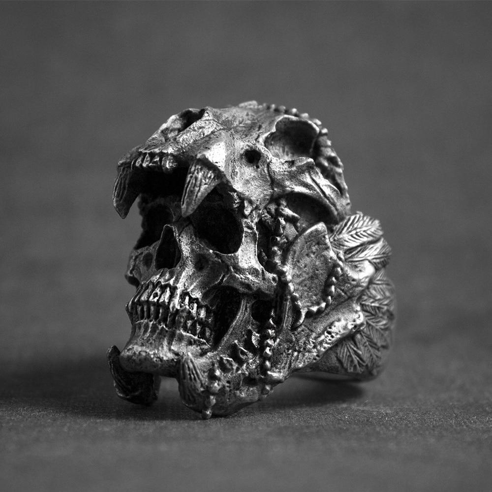 Aztec Jaguar Warrior Ring