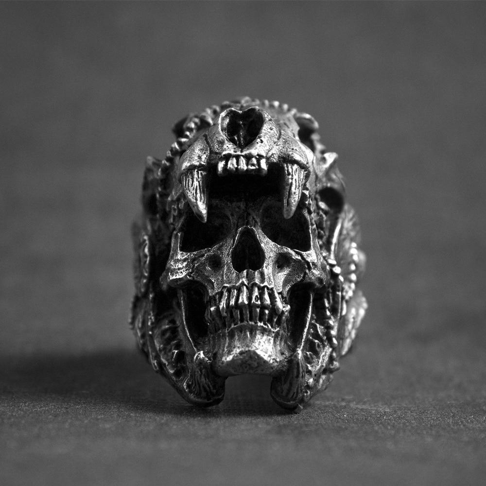 Aztec Jaguar Warrior Ring