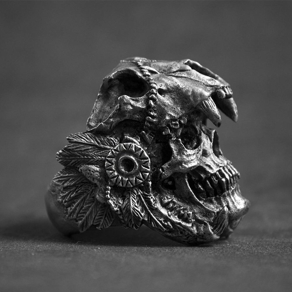 Aztec Jaguar Warrior Ring