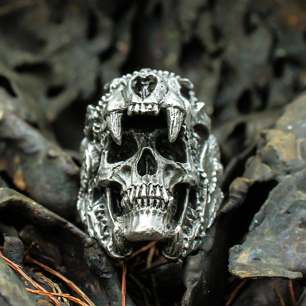 Aztec Jaguar Warrior Ring