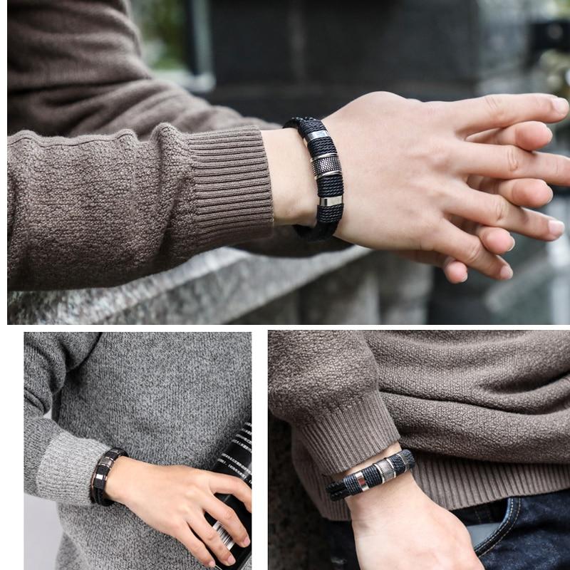 Breath of Centuries Leather Bracelet