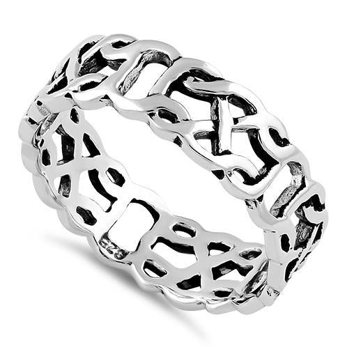 Sterling Silver Celtic Pattern Ring