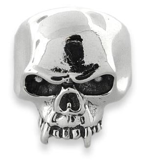 Sterling Silver Fang Skull Ring