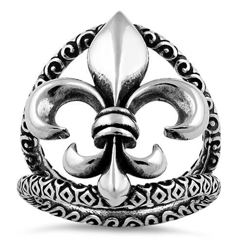 Sterling Silver Fleur de Lis Ring