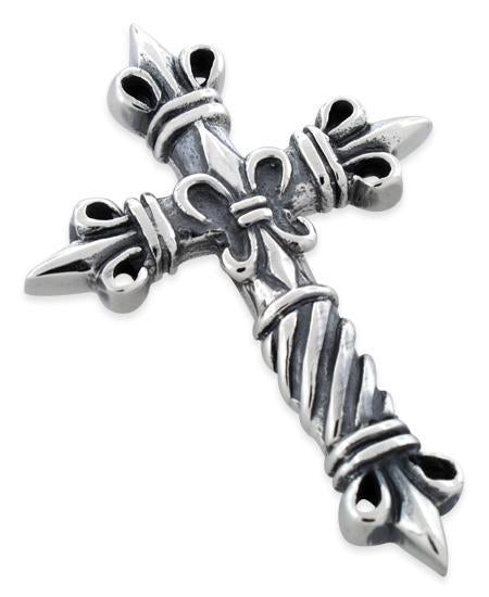 Sterling Silver Medieval Cross Pendant
