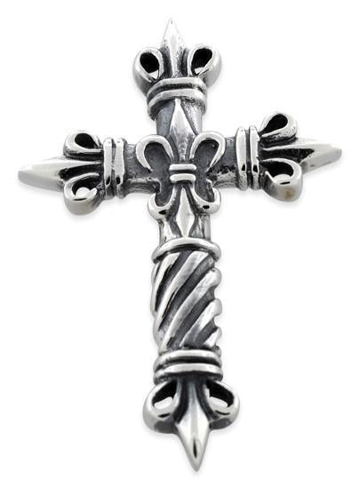 Sterling Silver Medieval Cross Pendant
