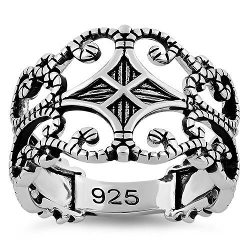 Sterling Silver Medieval Ring