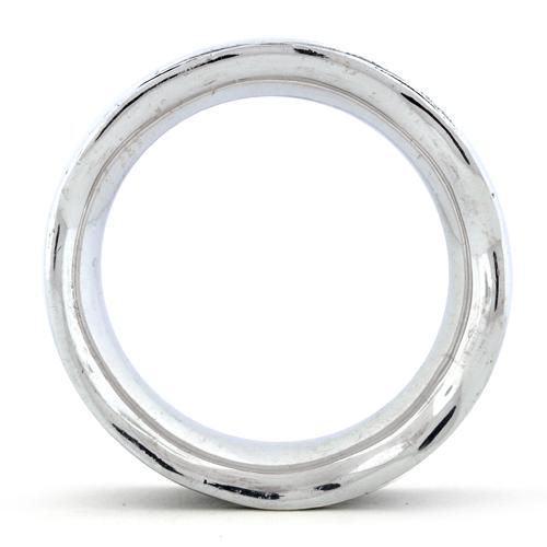 Sterling Silver Oxidized Wavey Thick Ring