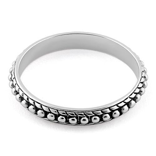 Sterling Silver Pebbles Ring