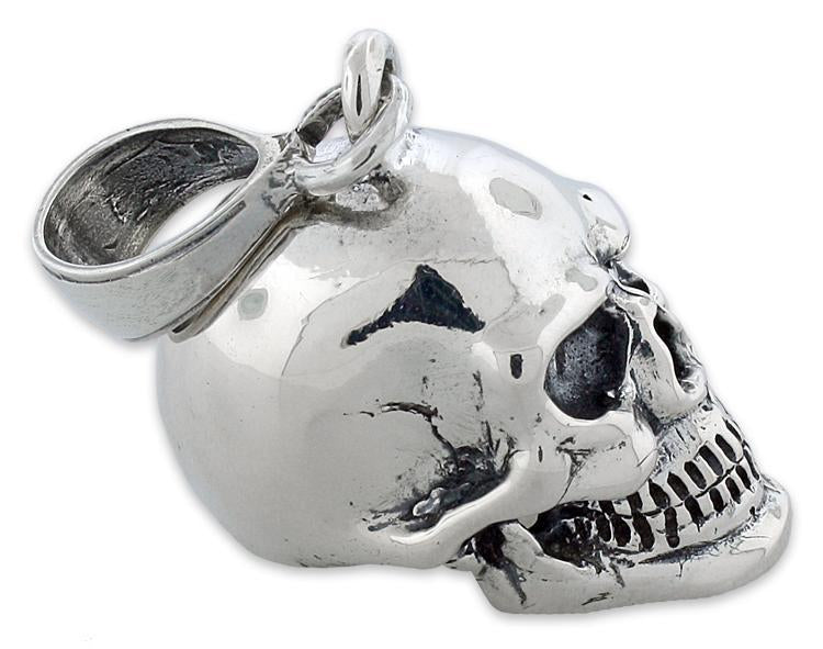 Sterling Silver Skull Pendant