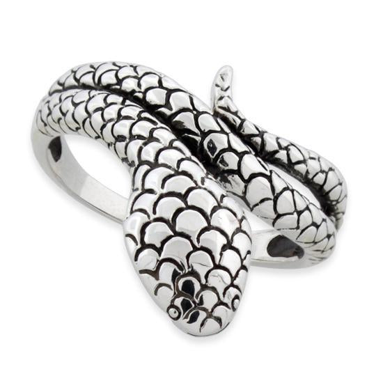 Sterling Silver Snake Ring