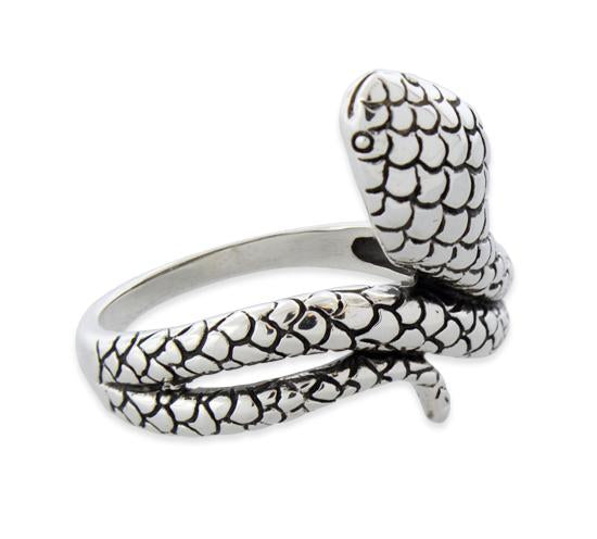 Sterling Silver Snake Ring