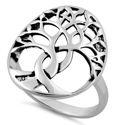 Sterling Silver Tree of Life Ring