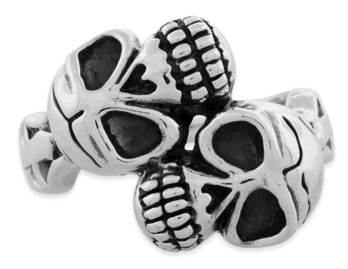 Sterling Silver Two Face Ring