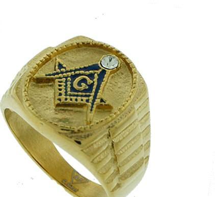 Stainless Steel Masonic Ring