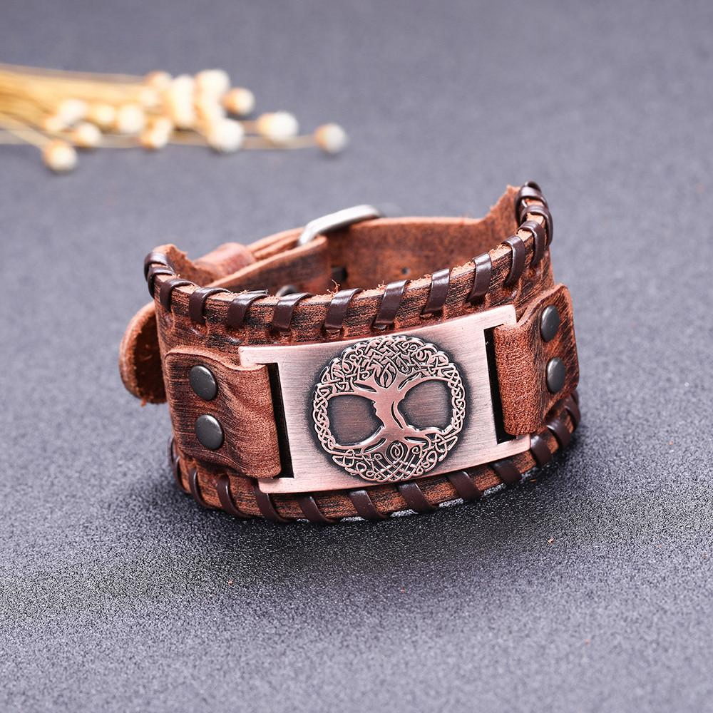 Tree of Life Leather Bracelet
