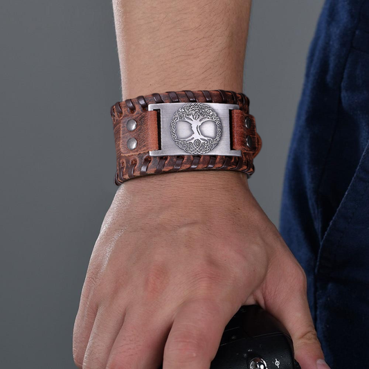 Tree of Life Leather Bracelet