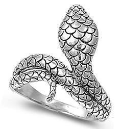 Sterling Silver Snake Ring