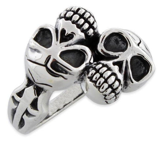 Sterling Silver Two Face Ring
