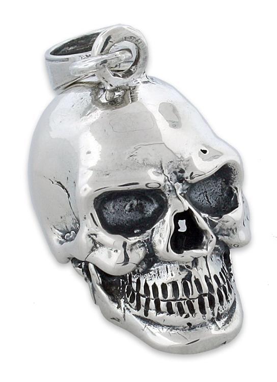 Sterling Silver Skull Pendant